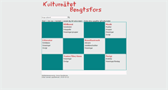 Desktop Screenshot of kulturnatet.bengtsfors.se